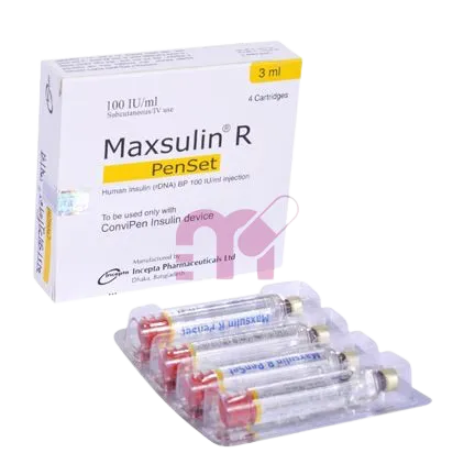 maxsulin-r-penset-100-iu-3-ml